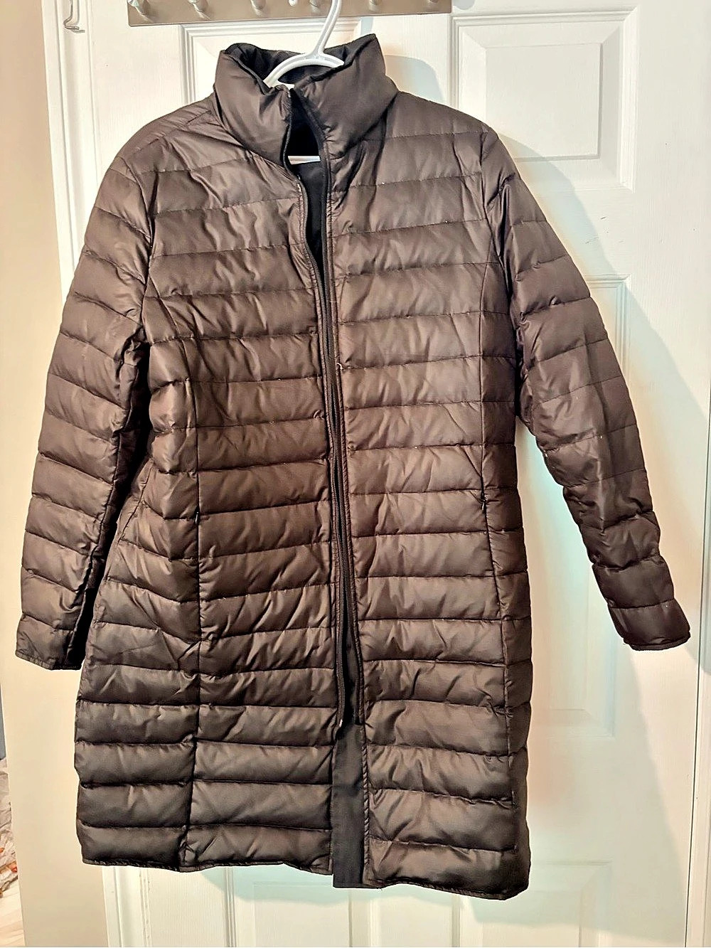 Kenneth Cole Women's Reversible Puffer Coat Black XL